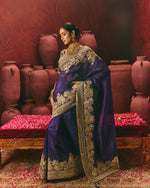 Crepe Saree With Zarodzi Work – ANTARA - House of Surya