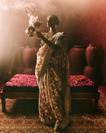 Saree In Onion With Zardozi – ANTARA - House of Surya